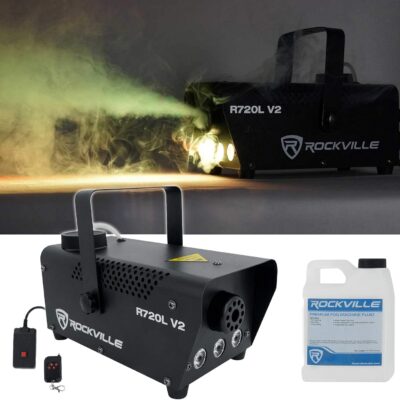 71MeihcZmqL. AC SL1500 Audiosavings Bundle: American DJ ADJ 12P HEX IP 65 Outdoor Wash Up-Light Bundle with Rockville R720L Fog Machine & Rockville BAG1200 Travel Bag & Rockville RDX5M10 DMX Lighting Cable (4 Items)