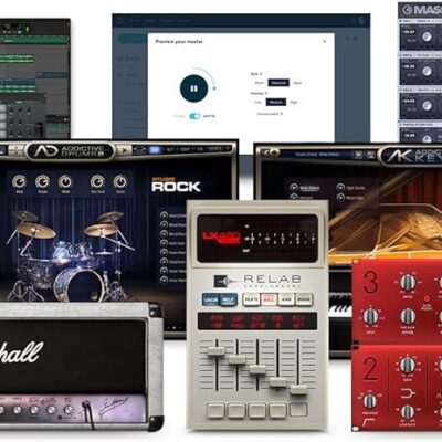 Focusrite Scarlett Solo (4th Gen) USB Audio Interface and Waves Musicians 2 Bundle