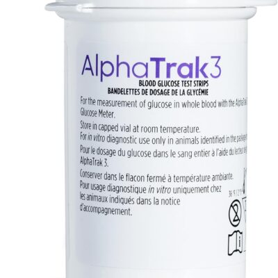71NYYtvPeL. AC SL1500 AlphaTrak 3 Test Strips for Use with AT3 Blood Glucose Monitoring System for Cats, Dogs, and Horses, 50 Count