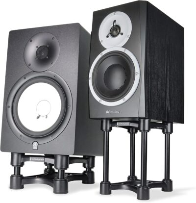 71NdHn ZfS. AC SL1500 IsoAcoustics Iso-Stand Series Speaker Isolation Stands with Height & Tilt Adjustment: Iso-200 (7.8 x 10) Pair