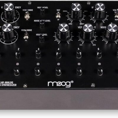 MOOG DFAM Semi-Modular Analog Percussion Synthesizer with 8 Step Sequencer, 24-Point Patch Bay