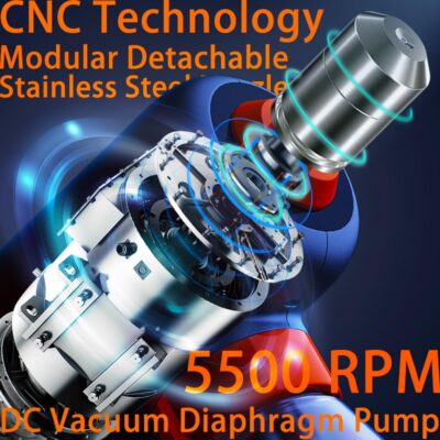 71OPC9eS3XL. SL1001 Cordless Electric Disinfection Fogger, Detachable Stainless Steel Nozzle, 3-Gear Adj 14.2oz Sanitizer Atomizer, Blue Light Nano Spray Gun for Place Cleaning/High-Touch Item Contactless Sanitization