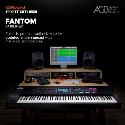 71ORN5aDWWL. AC SL1500 Roland FANTOM 7 EX Synthesizer | Midline FANTOM with 76 Synth-Action Keys | Updated & Enhanced with the Latest Technology | Advanced Sound Engines | Over 7000 Onboard Sounds | Deep DAW Integration