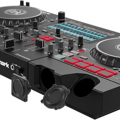 Numark Mixstream Pro Standalone System with Speakers, 7 Touch Screen, WiFi Streaming, 2 Channels & FX