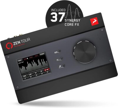 Antelope Audio Zen Tour Synergy Core Audio Interface – 18 X 26 Desktop Thunderbolt 3 & USB Interface w/Onboard FX DSP Audio Processor – Portable Studio Audio Mixer for Recording Music, Podcast & More