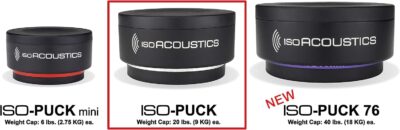71PZwSZbYaS. AC SL1500 IsoAcoustics Iso-Puck Series Acoustic Isolators (Iso-Puck, 20 lbs max/Unit, 2-Pack)