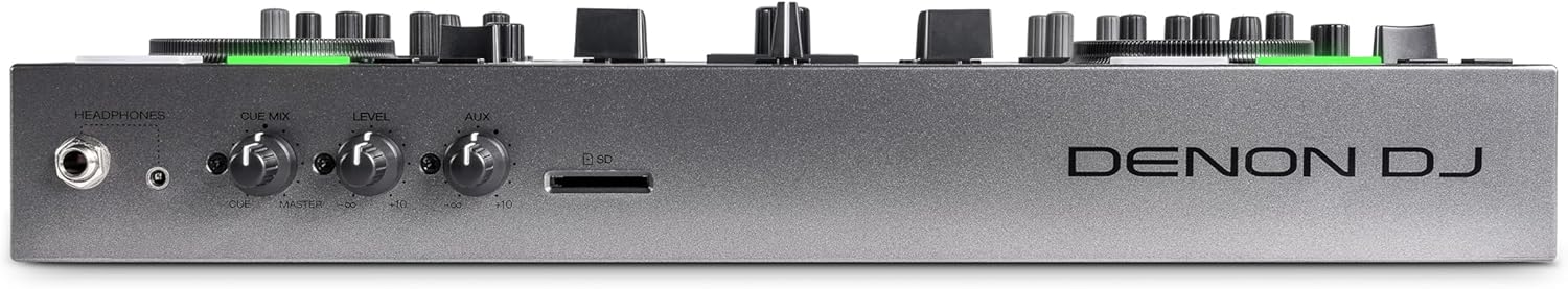 Denon DJ PRIME GO+ Portable DJ Controller and Mixer with Stem Separation, 2 Decks, Wi-Fi Streaming, Bluetooth, Lights Control, 7 Screen and Battery