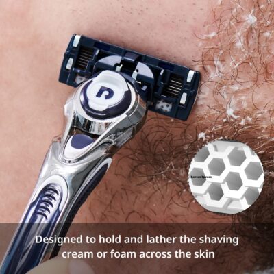 Dorco Pace 7 – Shaving Razor System for Men with Seven Curved Blades – Value Pack (10 Cartridges + 1 Handle)