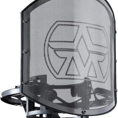 Aston Microphones SPIRIT BLACK BUNDLE Production Kit Pairing a RocknRoll Black Version of Astons Legendary Spirit Microphone with the Swiftshield Pop Filter and Shock Mount Set