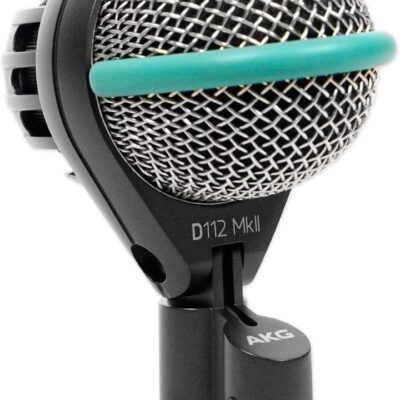 Audiosavings Bundle (1) AKG D112 MKII Kick Drum Bass Guitar Microphone Mic for Church Sound Systems (Items 1)