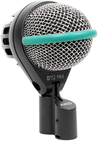 Audiosavings Bundle (1) AKG D112 MKII Kick Drum Bass Guitar Microphone Mic for Church Sound Systems (Items 1)