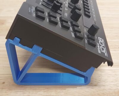 71RFzwg8PwL. AC SL1500 Made in USA 30 Degree Angled Electric Blue Color Stands For the Roland Boutique TR-06 TR-08 TR-09 Drum Machines VP-03 Vocoders