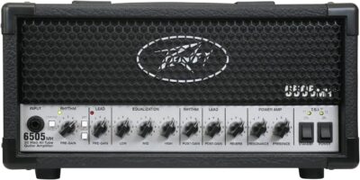 Peavey 6505 MH Mini Head Electric Guitar 20W Tube Amp Amplifier w/Mic & Stand