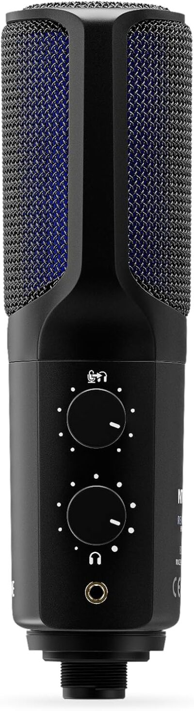 Rode NT-USB+ Professional USB Microphone with Microphone Arm + SR850G Headphones + Cloth (4 Items)