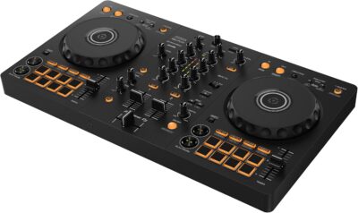 71S4JLCP8RL. AC SL1500 Pioneer DJ DDJ-FLX4 2-deck Rekordbox and Serato DJ Controller – Graphite