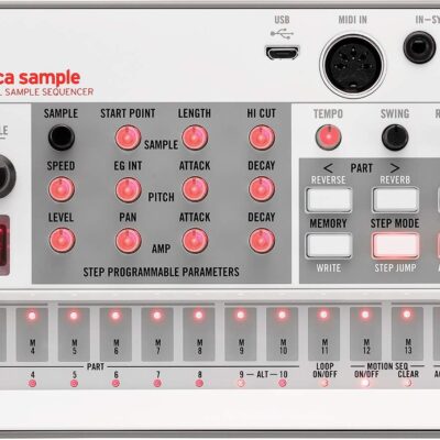Korg Volca Sample Digital Sample Sequencer Bundle with Power Supply and Austin Bazaar Polishing Cloth