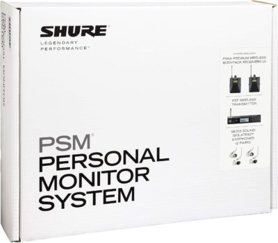 Shure PSM300 Twin Pack Pro Wireless in Ear Monitor System G20 Band