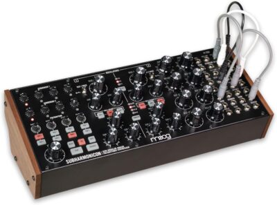 71SVRNYx5YL. AC SL1500 MOOG Subharmonicon Semi-Modular Analog Polyrhythmic Synthesizer with Dual Sequencer, MIDI, and Patch Bay