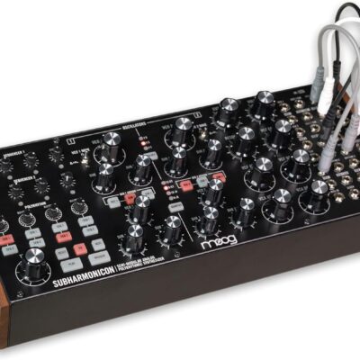 71SVRNYx5YL. AC SL1500 MOOG Subharmonicon Semi-Modular Analog Polyrhythmic Synthesizer with Dual Sequencer, MIDI, and Patch Bay