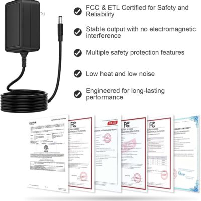 AC Adapter for Charging Reloop Digital Jockey 2 Interface III 3 Master Edition Terminal Mix 2 4 8 Mix2 Serato DJ Controller mix4 mix8 terminalmix4 terminalmix8 6VDC 6.0V Power Supply Mains