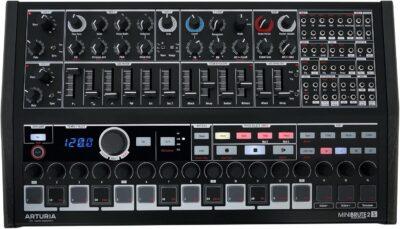 71Se3Ewn8mL. AC SL1500 1774198802 4405 Arturia Minibrute 2S NOIR USB MIDI Analog Sequencer Synthesizer Bundle: Step-Based Modular Synth with 48-Point CV Patchbay, AIR-BENCH Adjustable Keyboard Chair, 2-items