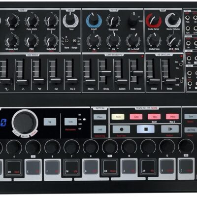 71Se3Ewn8mL. AC SL1500 1774198802 4405 Arturia Minibrute 2S NOIR USB MIDI Analog Sequencer Synthesizer Bundle: Step-Based Modular Synth with 48-Point CV Patchbay, AIR-BENCH Adjustable Keyboard Chair, 2-items