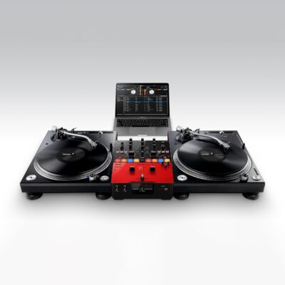 Pioneer DJ DJM-S5 2-channel Mixer for Serato DJ,Red/Black