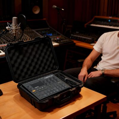 Hard Case for Elektron Digitakt II/Digitone II/Syntakt 12/ Analog Heat MKII Hard Shell Carrying Storage Case Equipped with Comfort Handle with Customizable Foam