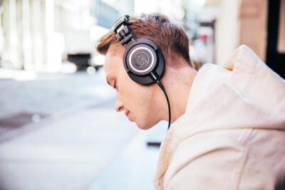 Audio-Technica ATH-M50X Professional Studio Monitor Headphones, Black, Professional Grade, Critically Acclaimed, with Detachable Cable