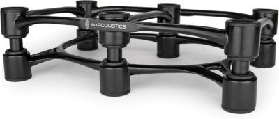 71V5QARWWCL. AC SL1500 IsoAcoustics Aperta Series Isolation Speaker Stands with Tilt Adjustment: Aperta300 (11.8 x 7.9) Black (Single)