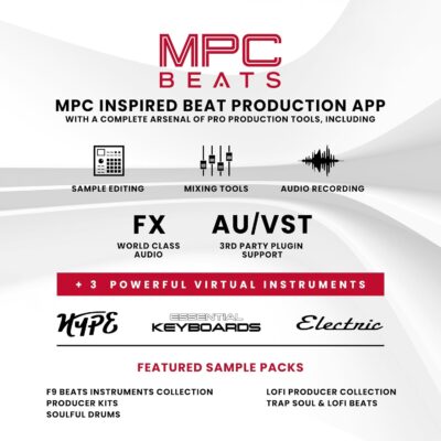 71VN1iUImyL. AC SL1500 Akai Professional MPK Mini Plus – USB MIDI Keyboard Controller with 37 Mini Keys, 8 MPC Pads, Sequencer, MIDI/CV/Gate I/O and Native Instruments Sound Package, White Limited Edition