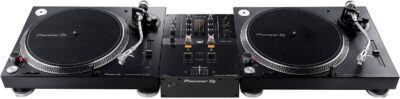 71VbLGT95wL. AC SL1500 Pioneer DJM-250MK2 2-channel DJ Mixer with Pioneer PLX-500 Direct Drive Turntables (Pair)