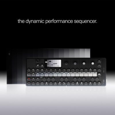 teenage engineering OP–XY portable synthesizer, sampler and 64-step sequencer with built-in speaker, mic and 8 unique synth engines