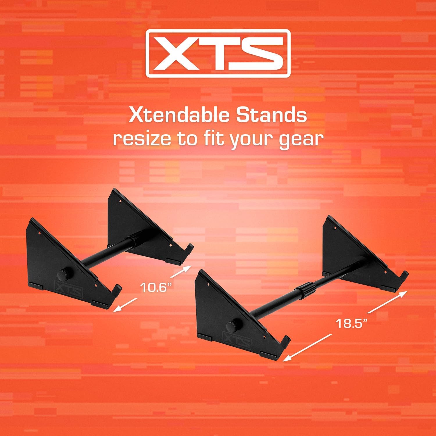 XTS Desktop Stand, Large 10.6 – 18.5 Size For Sampler / Synth / MIDI Controller / Drum Machine, Fits Akai MPC Live 3 & MPC Live 2 / Ableton Push 3 / Native Instruments Maschine and more, by Analog Cases