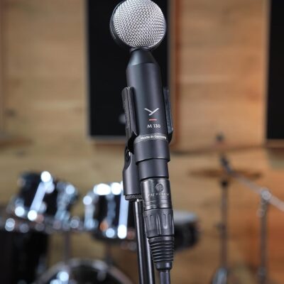 beyerdynamic M 130 Dynamic Double-Ribbon Microphone (Figure-Eight) Ideal for Stereo, Ambience and Instrument Recordings *New* with Extraordinary Sound Character, Handmade in Germany