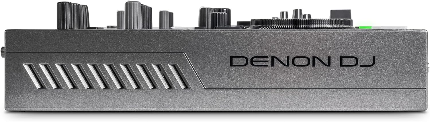 Denon DJ PRIME GO+ Portable DJ Controller and Mixer with Stem Separation, 2 Decks, Wi-Fi Streaming, Bluetooth, Lights Control, 7 Screen and Battery