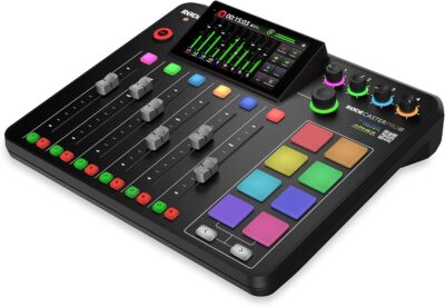 RØDE RØDECaster Pro II All-in-One Production Solution for Podcasting, Streaming, Music Production and Content Creation,Black