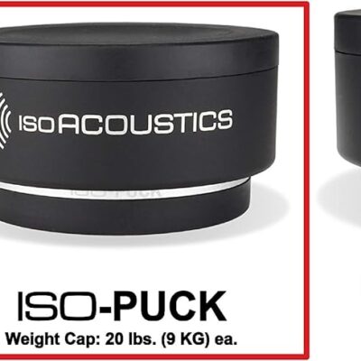 71X0j2D6CVL. AC SL1500 IsoAcoustics Iso-Puck Series Acoustic Isolators (Iso-Puck, 20 lbs max/Unit, 4-Pack)
