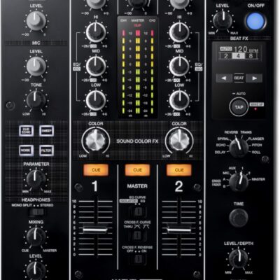 Pioneer DJM-450 2-Channel DJ Mixer with XDJ-1000MK2 Digital Performance DJ Media Player (Pair)
