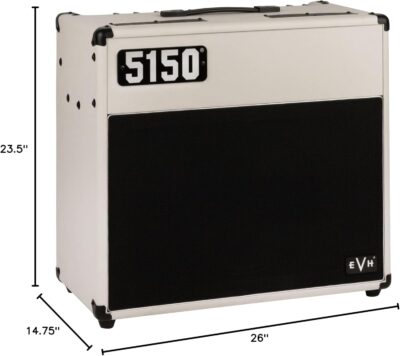 EVH 5150 Iconic Series 40-watt 1 x 12-inch Tube Combo Amp – Ivory