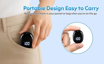 71XVMzMSlkL. AC SL1500 Invisible Mini Sleep Earbuds Wireless Bluetooth, Ultra-Light Comfort Fit Sleep Headphones for Side Sleepers, Unique Tumbler Portable Charging Case, Soft In-Ear Ear Plugs for Sleeping Small Ears Gym