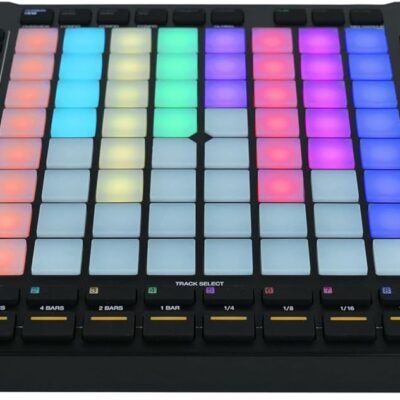 71Y TljfGuL. AC SL1500 Akai Professional APC64 Ableton MIDI Controller with 8 Touch Strips, Step Sequencer, 64 RGB Velocity-Sensitive Pads, CV Gates, MIDI In and Out, USB-C