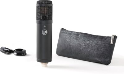 71YdkmEuiTL. AC SL1500 Warm Audio WA-47jr SE Large-Diaphragm Cardioid Condenser Microphone, Vintage-Inspired, Rich Analog Studio Sound for Vocals & Instruments, Black (XLR)