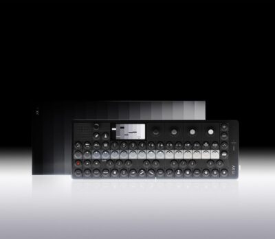 teenage engineering OP–XY portable synthesizer, sampler and 64-step sequencer with built-in speaker, mic and 8 unique synth engines