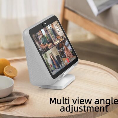 71YvtMDqUKL. AC SL1500 Charging Dock/Base for Meta Portal Go-Rotatable to Adjust The Angle Charging Stand for Facebook Portal Go Smart Video Calling for Office, Home with 45W PD Charging Adapter(White)