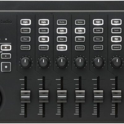 Korg Nanokontrol Studio Bluetooth/USB MIDI Control Surface with 8 Faders & Backlit Switches