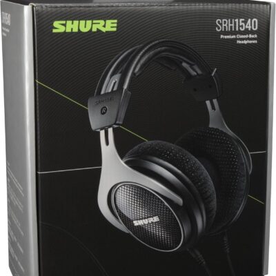 Shure SRH1540 Premium Closed-Back Headphones with 40mm Neodymium Drivers for Clear Highs and Extended Bass, Built for Professional Audio/Sound Engineers, Musicians and Audiophiles (SRH1540-BK)
