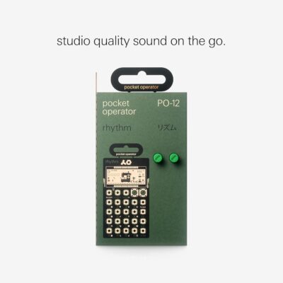 teenage engineering pocket operator PO-12 rhythm, drum machine and sequencer with parameter locks and punch-in effects