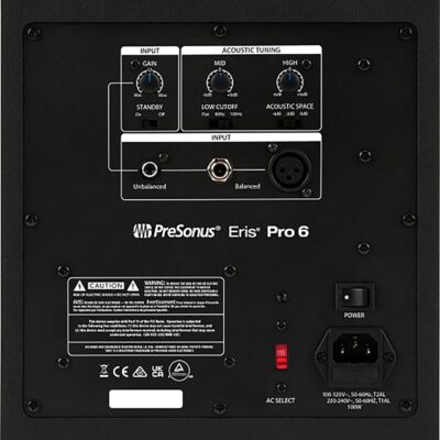 71ZuqRXPiRL. AC SL1500 PreSonus Eris Pro 6 2-Way Biamped, Active, 6.5-inch Coaxial Studio Monitor Bundle with Stereo Breakout Cable, XLR Cable, and Austin Bazaar Polishing Cloth