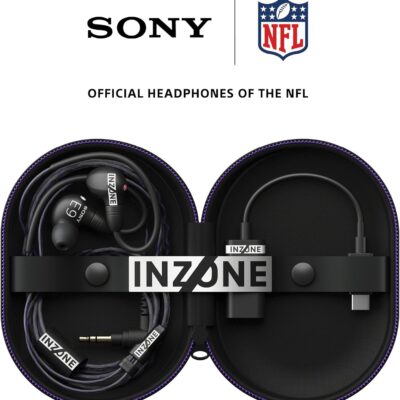 Sony INZONE E9 Wired in-Ear Monitor for Gaming, Tuned for FPS Games, Sound Isolating Earbuds, Comfortable Fit, Low Profile Design, 360 Spatial Sound, Case Included, Developed with Fnatic, Black